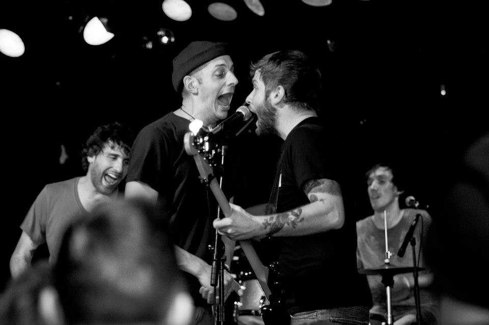 (Photo by Tim Hunt!)
This is what I did last weekend. I was transported to a simpler time…an easier time. A time when I lived in a town where everywhere worth going was within walking distance. When my commute to work was a path through the gorge. When my friends and I made music that was, if not great, at least unequivocal. When I didn’t worry about 34 year-old worries; I did 26 year-old things. I have no regrets, and life is still as it should be, I suppose. But goddamn, Fire When Ready was a great band. And as of last Saturday, they still are. Thanks to Steve, Brandon, Justin, Travis, Oscar, and Phil. You bring me back, and keep me there…where I belong.