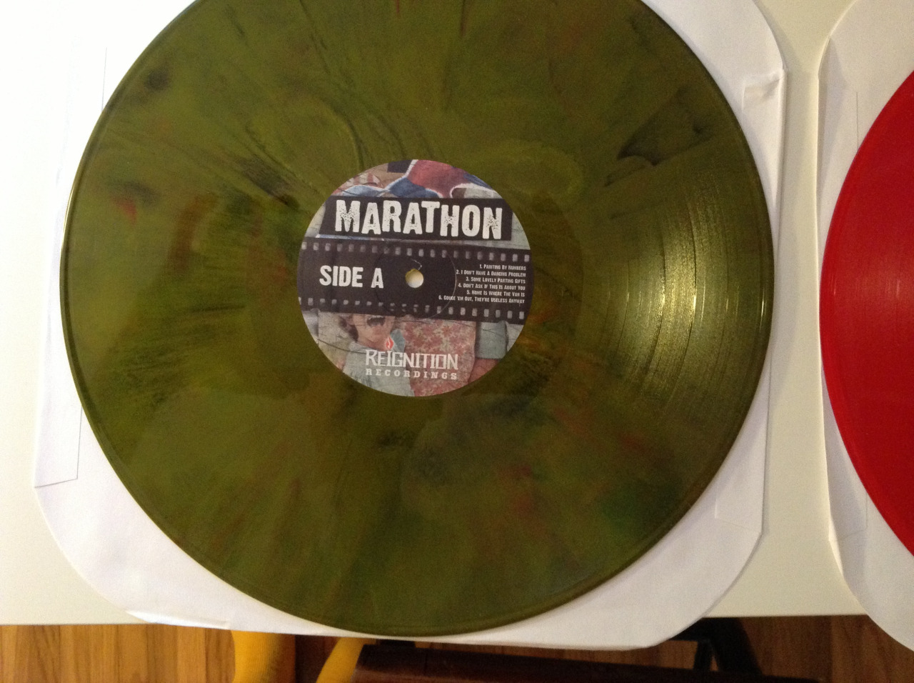 They’re real! Marathon (my old band) on vinyl, pre-orders going live at noon EST. Go get one! (Seriously, go get one.)
Marathon will also be doing a couple reunion shows, Feb 28 and Mar 1. Details TBA, somewhere in the NY/NJ area. Start following @Marathon_2013 for the most current updates!