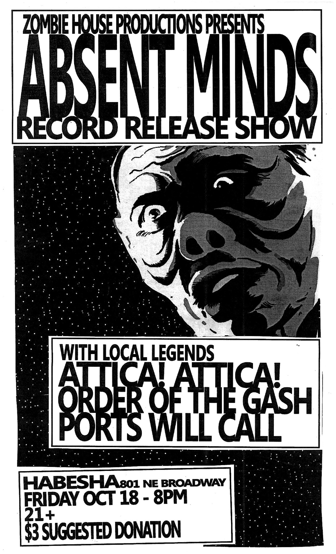 My first Portland show in awhile… (Note that I’ve apparently gained local legend status…finally!)